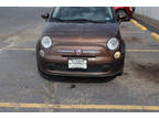 2015 Brown Fiat 500 Hatchback 2-Dr