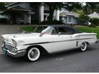 1958 Chevrolet Impala White Convertible