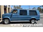 1990 Ford E-Series E150 Van Custom Automatic Blue