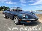 1986 Alfa Romeo Spider 2000 Veloce Convertible 2.0L Gas I4