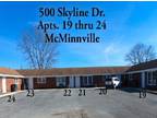500 Skyline Dr unit 19 Mc Minnville, TN 37110 - Home For Rent