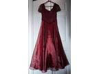 Burgundy Formal Prom Dress/Gown – Size Small 8