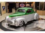 1941 Willys Coupe GreenSilver, 2900 miles