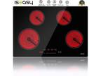 30'' Built-in Electric Ceramic Cooktop Stove Top 4 Burner Timer Touch control