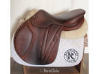 17.5" Butet Premium Saddle - Full Calfskin - 2022 - P Seat - 3 Flaps - 4.25" dot