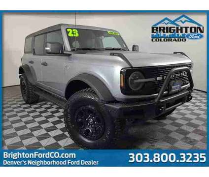 2023 Ford Bronco Wildtrak is a Silver 2023 Ford Bronco Car for Sale in Brighton CO