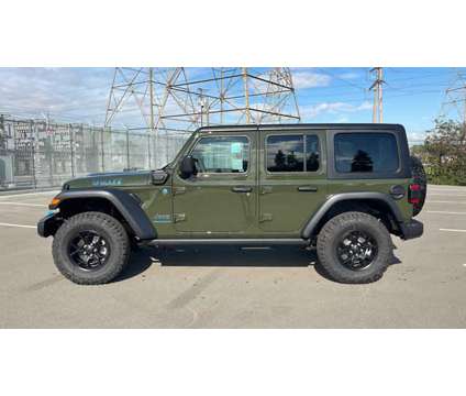 2024 Jeep Wrangler 4xe Willys is a Green 2024 Jeep Wrangler Car for Sale in Cerritos CA