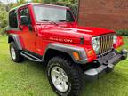 2005 Jeep Wrangler SUV Red