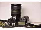 Nikon D300 12.3MP Digital SLR Camera W/18-200mm &18-55mm lenses 46,604 Shtr Cnt