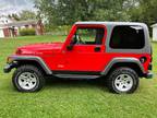 2005 Jeep Wrangler SUV Red