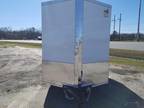 2023 Covered Wagon Trailers 6X12 Ramp Door Gold Series White New