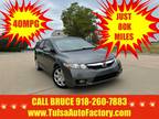 2011 Honda Civic Lx Sedan Gray Auto Super Low Miles-Just 80k Miles!