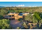 Commanding Modern Pueblo Style Home on the 3rd Green of Estancia