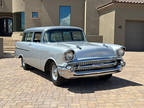 1957 Chevrolet Sedan Inca Silver and Shado Gray