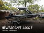Hewescraft 1600 F Aluminum Fish Boats 2018