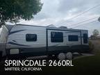 2018 Keystone Springdale 2660RL 26ft