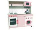 Spark. Create. Imagine. Deluxe Wooden Play Kitchen - Pink