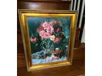 Framed Embellished Gicl e Renoir Rose 1879