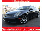 2004 INFINITI G35 Coupe 2dr Cpe Auto w/Leather Sunroof ONE OWNER! LOW MILEAGE!