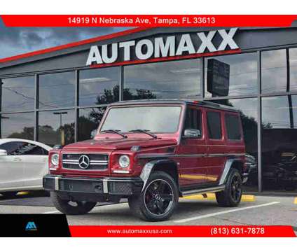 2016 Mercedes-Benz G-Class for sale is a Black, Red 2016 Mercedes-Benz G Class Car for Sale in Tampa FL