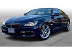 2016Used BMWUsed6 Series Used4dr Sdn RWD Gran Coupe