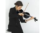 Brand New Acoustic 4/4 Violin Fiddle Case Bow Rosin Extra Strings Sordine Black