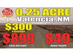 0.25 Acres for Sale in Los Lunas, NM