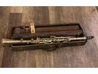 Vintage Pertin American Standard Metal Clarinet Chicago With Case