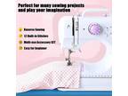 Electric Sewing Machine Portable Crafting Mending Machine 12 Built In Stitches