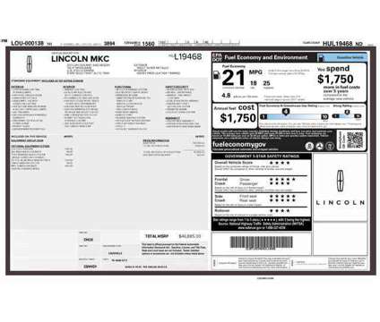 2017 Lincoln MKC for sale is a Silver 2017 Lincoln MKC Car for Sale in Stafford VA