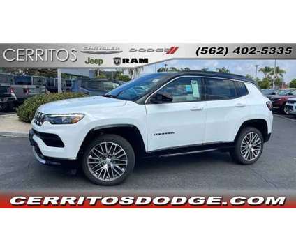 2023 Jeep Compass Limited is a White 2023 Jeep Compass Limited Car for Sale in Cerritos CA