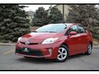 2015 Toyota Prius Two Fuel-Efficient Hybrid with Stylish Red Exterior