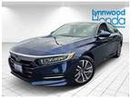 2020 Honda Accord Hybrid Blue, 15K miles