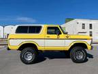 1978 Ford Bronco XLT Ranger Yellow