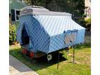 motorcycle tent trailer, tent camper, trailer , camper