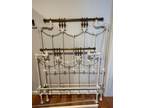 antique twin size brass and iron bed