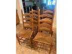 Oak Ladder Back Chairs - Opportunity!