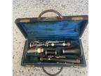 Penzel Mueller Empire Model Vintage Wood Clarinet w/ Mouthpiece & Case