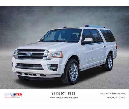 2017 Ford Expedition EL for sale is a White 2017 Ford Expedition EL Car for Sale in Tampa FL