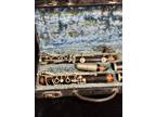 Vintage Jerome Thibouville Freres France Clarinet In Original Band Case