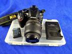 Nikon Digital D3200 Camera with Nikon DX AF-S 18-55 mm G , VR