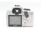 Canon EOS Rebel XTi 10.1MP Digital SLR Camera Body Silver #114