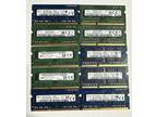 Lot of 10 (40GB) Mixed Brands 4GB PC3L-12800S DDR3-1600 Laptop Ram Memory