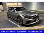 2020 Mercedes-Benz C Class Silver, 33K miles