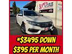 $3495 Down $395 a Month on this Sharp 2017 Honda Civic EX 4dr Sedan 2.0L 4