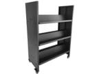 Returned Item Doublesided Metal Book Cart Library Cart [phone removed]