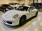 2013 Porsche 911 Carrera 4S Coupe only 15k Miles White/Red