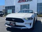 2019 Ford Mustang Eco Boost Premium Convertible 2D White,