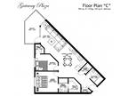 Gateway Plaza - Floor Plan C - 2 Bedrooms, 2 Bathrooms