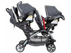 Baby Trend Sit N' Stand Easy Fold Twin Double Infant Toddler Stroller (Open Box)